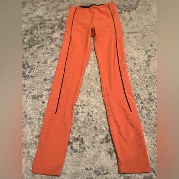 ZYIA Pants - Women’s size 4, Zyia active leggings, burnt orange, ribbed, NWOT